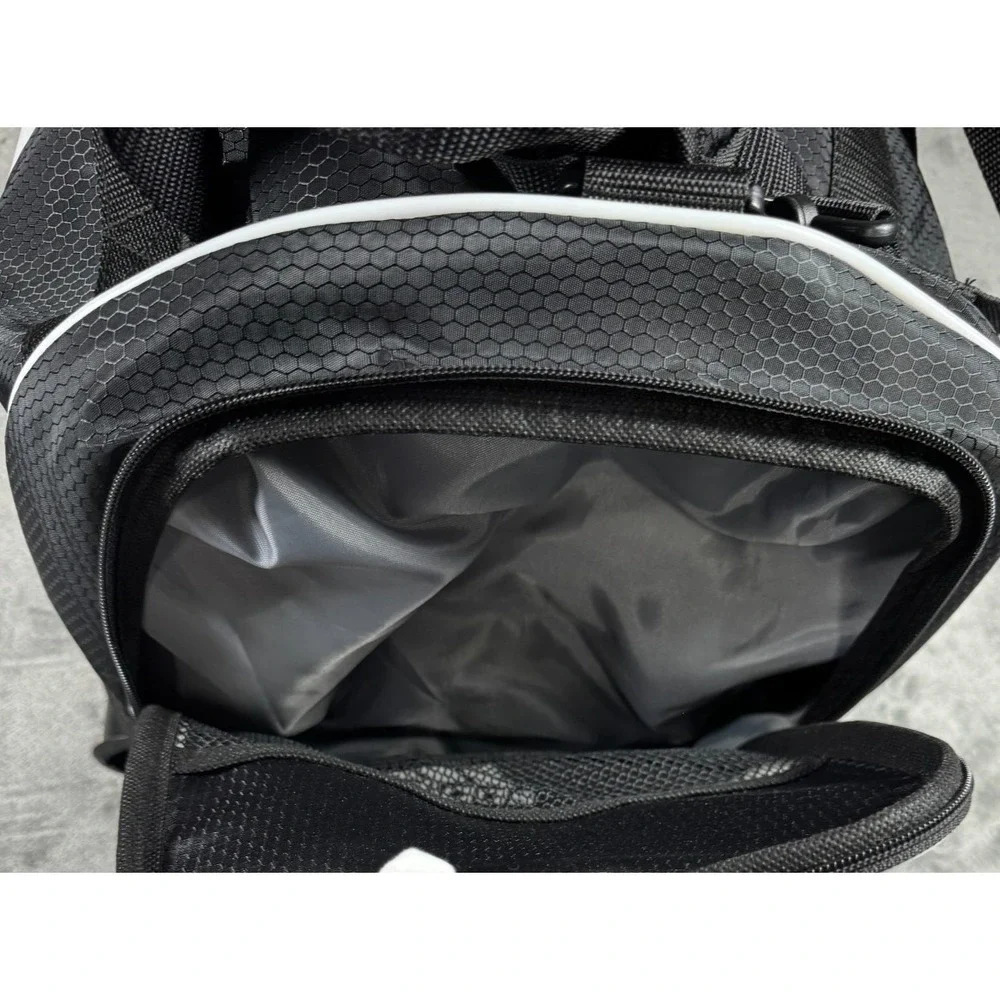 Adidas Defender Medium Duffle Bag Black White One Size 104384-A No Strap